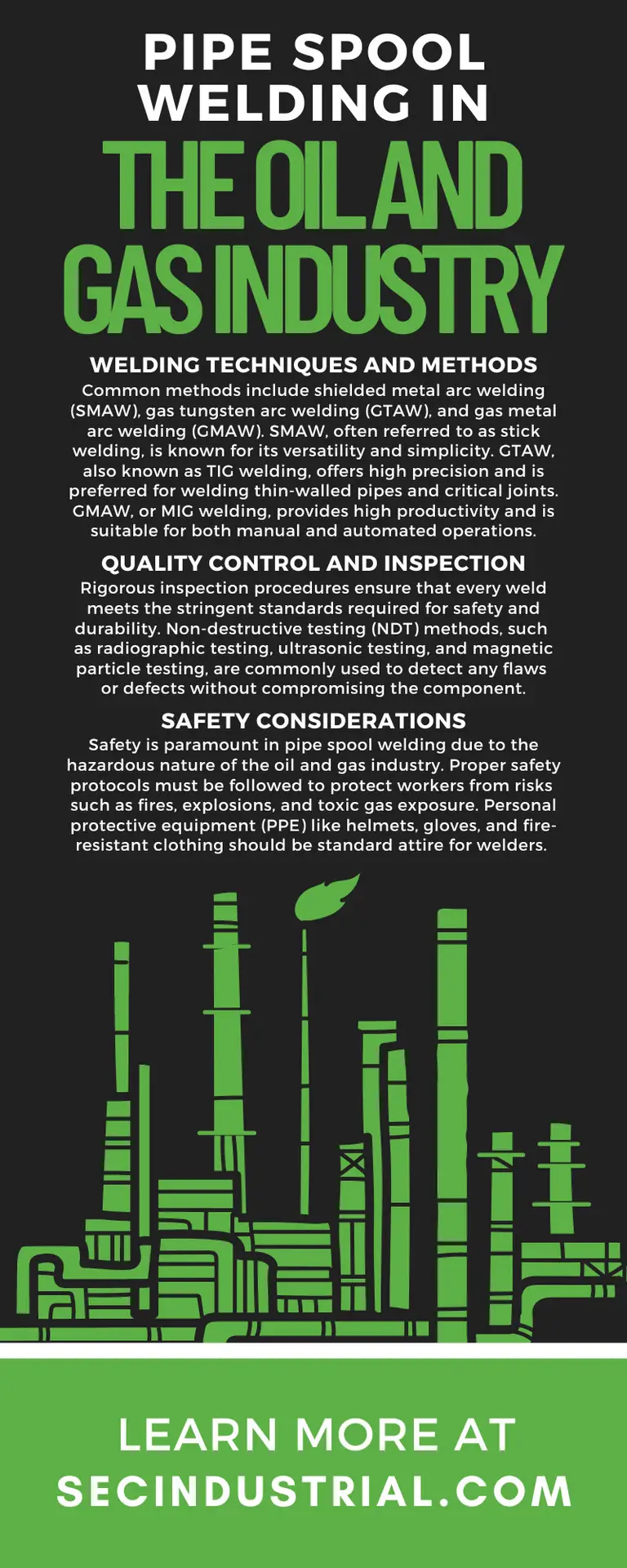 Pipe Spool Welding in the Oil and Gas Industry