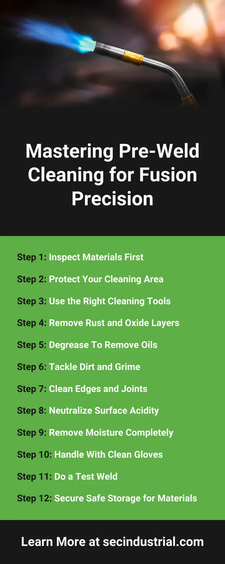 Mastering Pre-Weld Cleaning for Fusion Precision