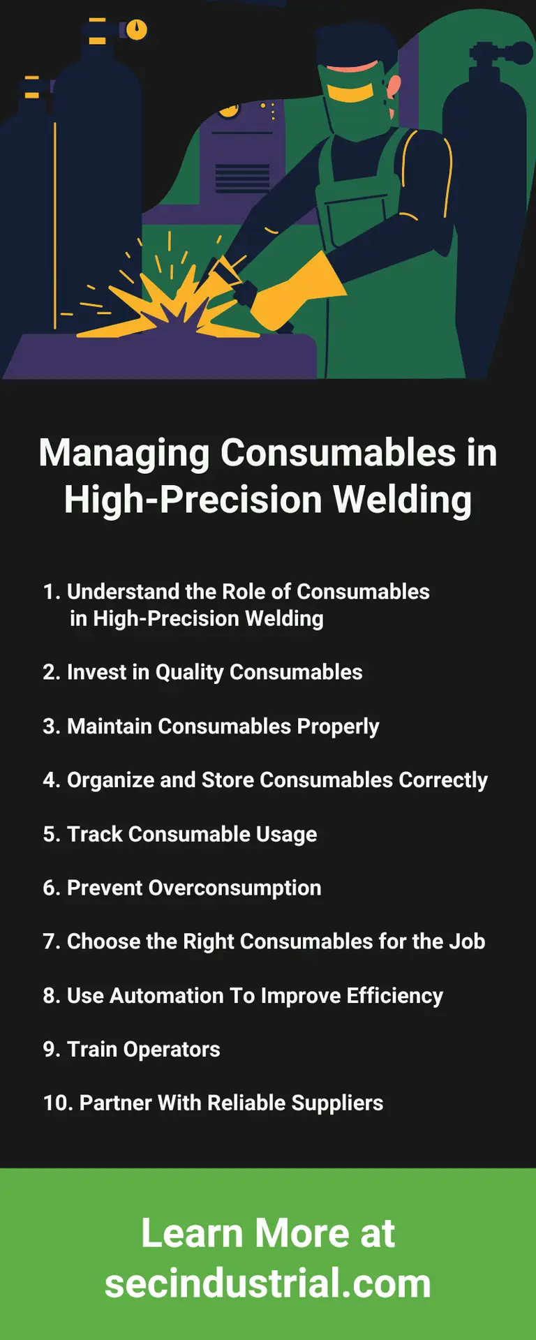 Managing Consumables in High-Precision Welding